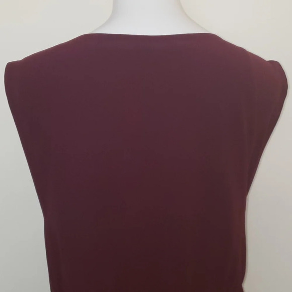 Halston Heritage Cap Sleeve Crepe Dress - Picture 11 of 16